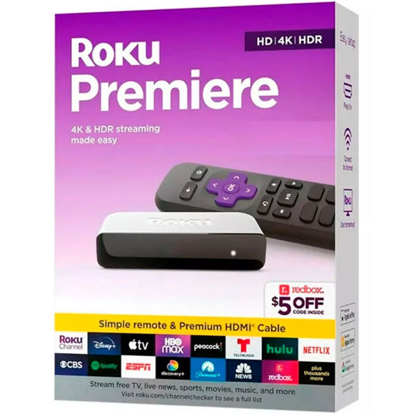 Roku Premiere 4K con 3 meses de servicio